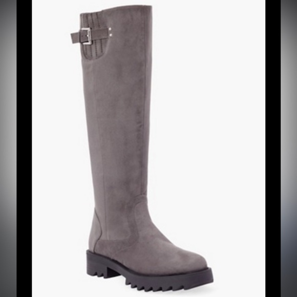 Just fab Morgane tall moto boots NIB 7 - Picture 1 of 8